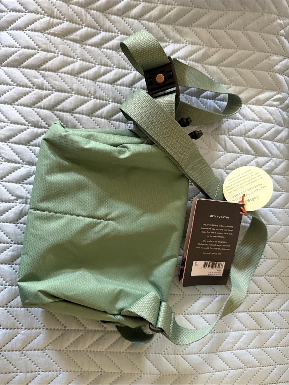 Bellroy Sage Green Sling Pouch - Picture 8 of 11